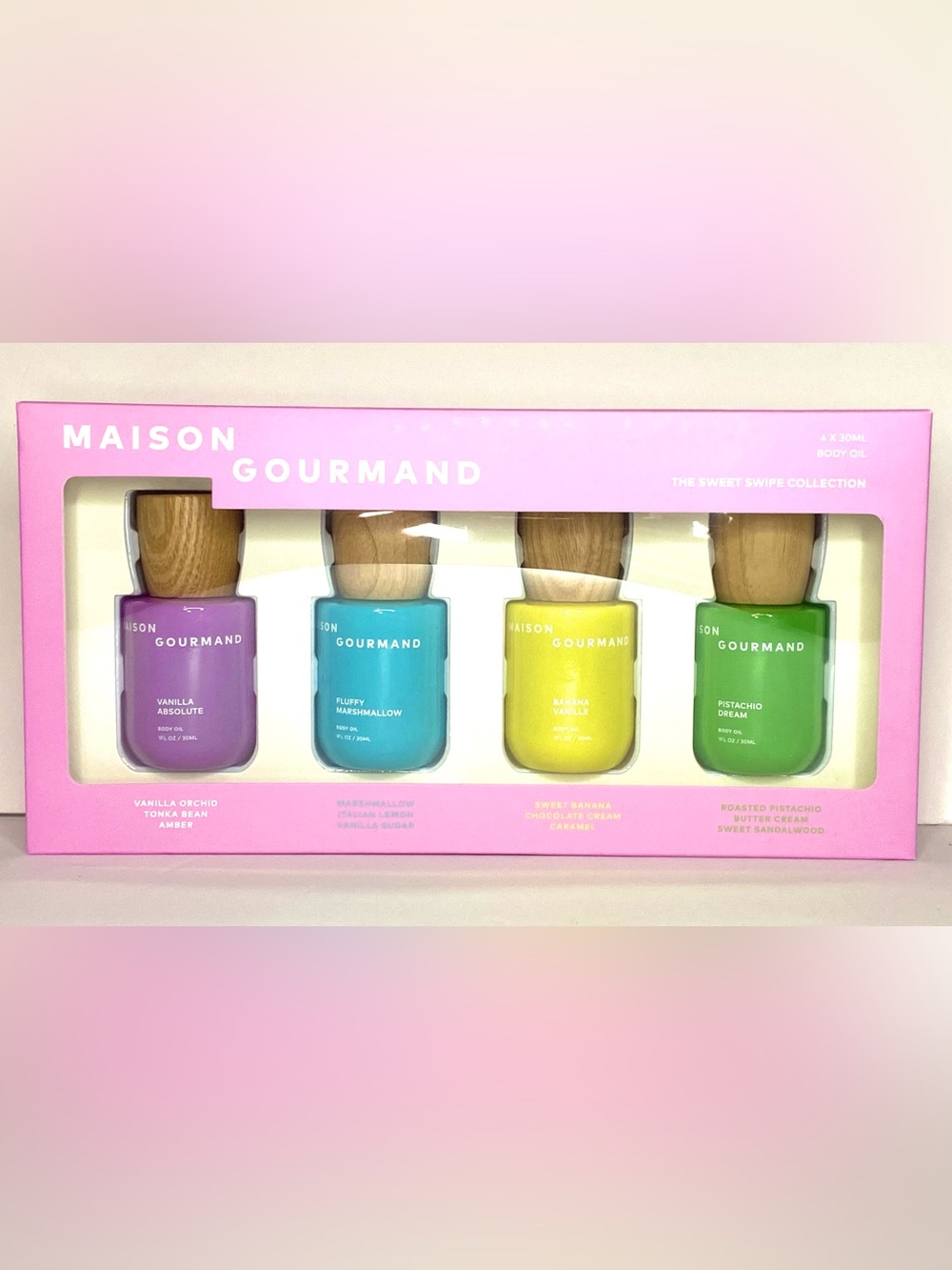 (25) Sweet Swipe Collection  Body Oils (4 Pack)